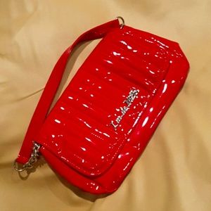 SOLD Lux de ville purse in red